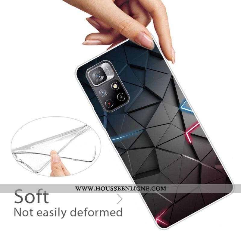 Coque Xiaomi Redmi Note 11 Pro Plus 5G Flexible Géométrie