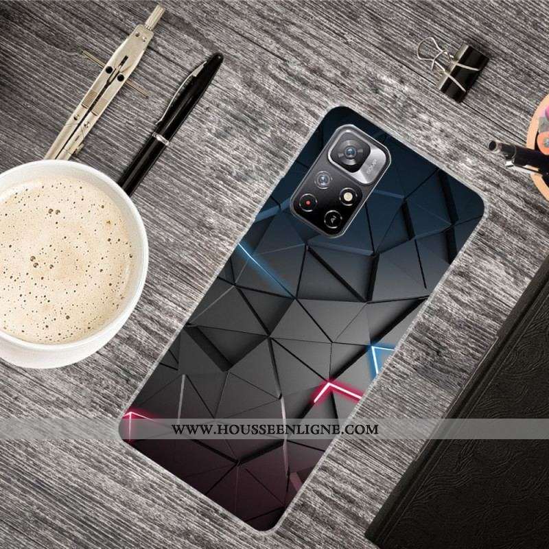 Coque Xiaomi Redmi Note 11 Pro Plus 5G Flexible Géométrie