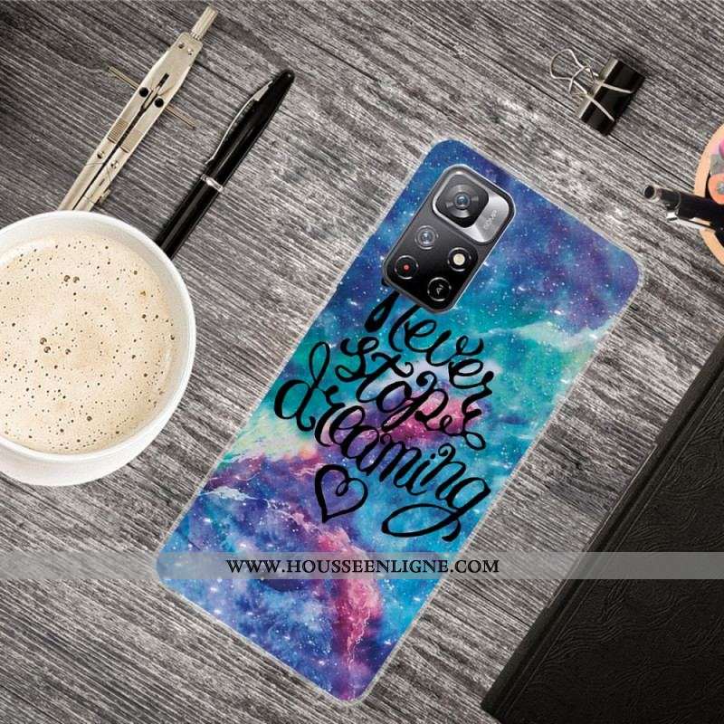 Coque Xiaomi Redmi Note 11 Pro Plus 5G Never Stop Dreaming