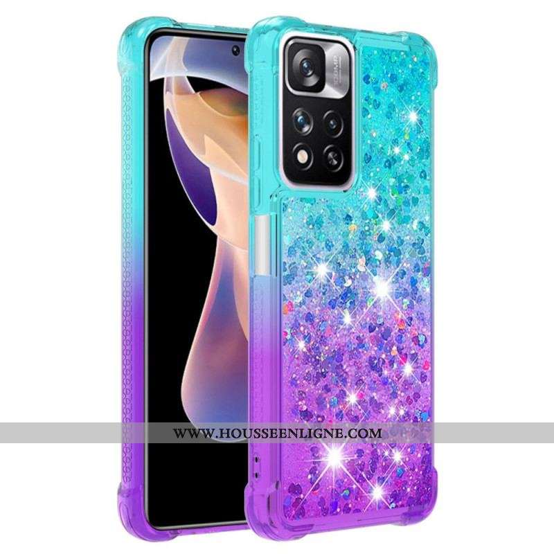 Coque Xiaomi Redmi Note 11 Pro Plus 5G Paillettes Color