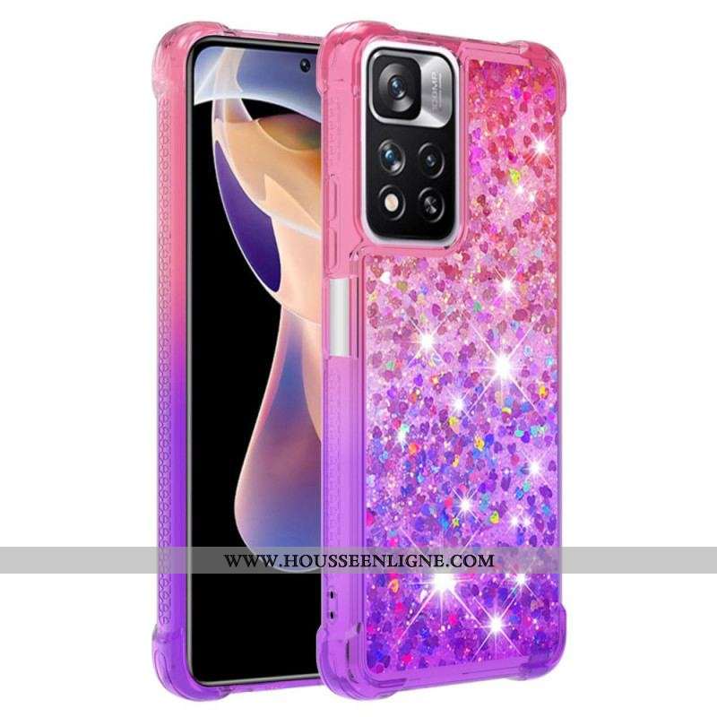 Coque Xiaomi Redmi Note 11 Pro Plus 5G Paillettes Color