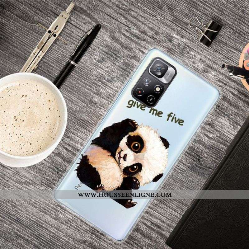 Coque Xiaomi Redmi Note 11 Pro Plus 5G Panda Give me Five