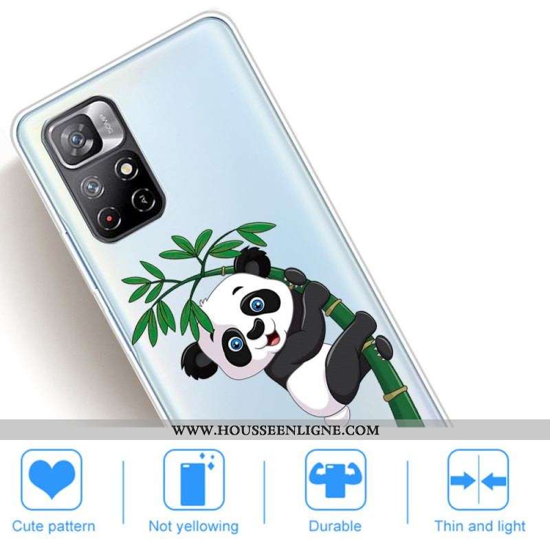 Coque Xiaomi Redmi Note 11 Pro Plus 5G Panda sur Bambou