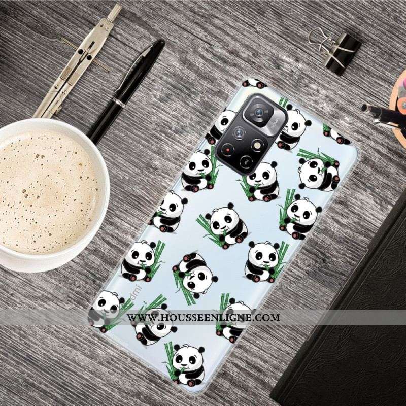 Coque Xiaomi Redmi Note 11 Pro Plus 5G Petits Pandas