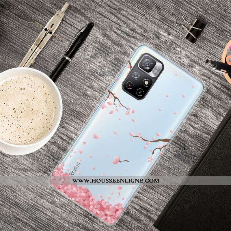 Coque Xiaomi Redmi Note 11 Pro Plus 5G Pluie de Fleurs