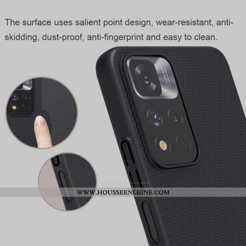 Coque Xiaomi Redmi Note 11 Pro Plus 5G Rigide Givré Nillkin