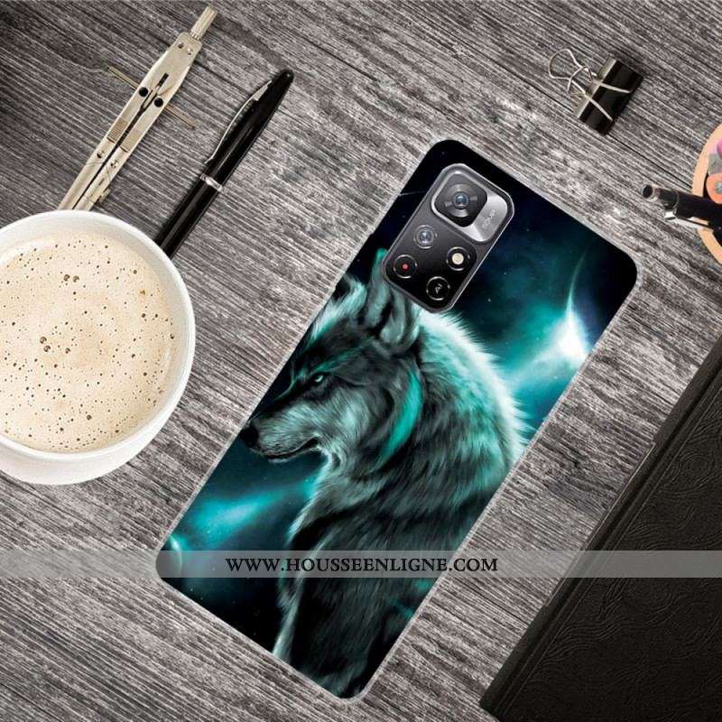 Coque Xiaomi Redmi Note 11 Pro Plus 5G Silicone Loup