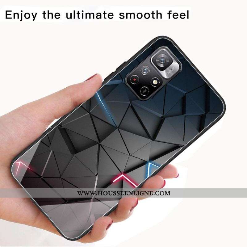 Coque Xiaomi Redmi Note 11 Pro Plus 5G Verre Trempé Géométrie