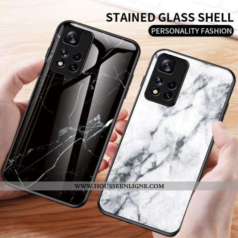 Coque Xiaomi Redmi Note 11 Pro Plus 5G Verre Trempé Marble Colors