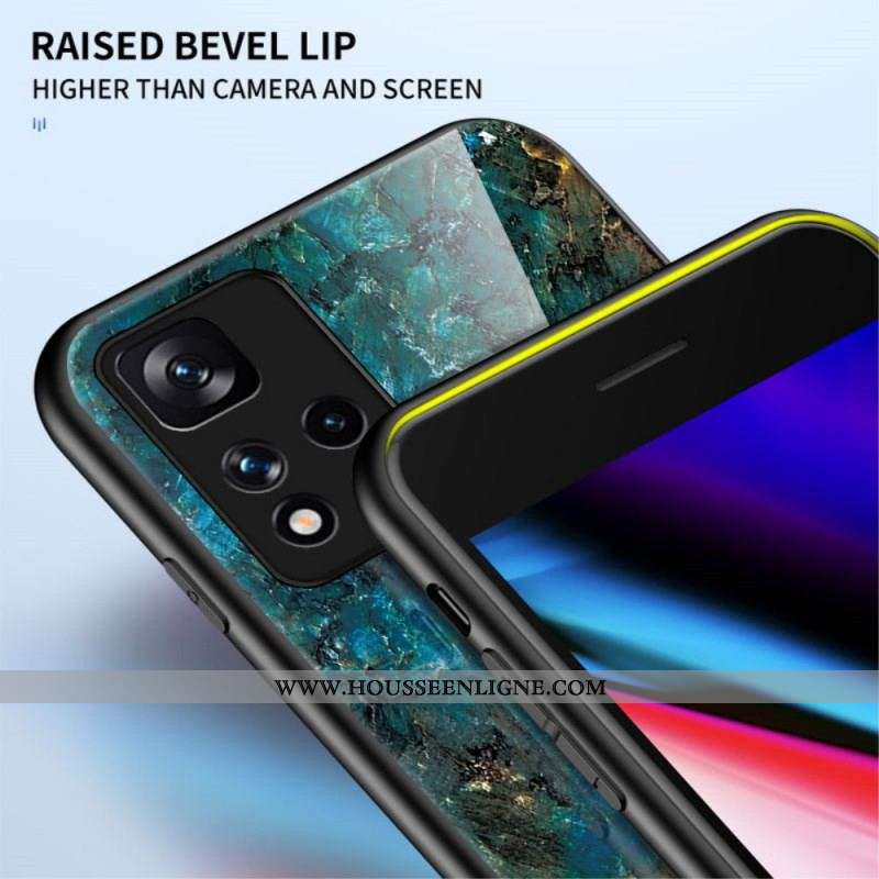 Coque Xiaomi Redmi Note 11 Pro Plus 5G Verre Trempé Marble Colors