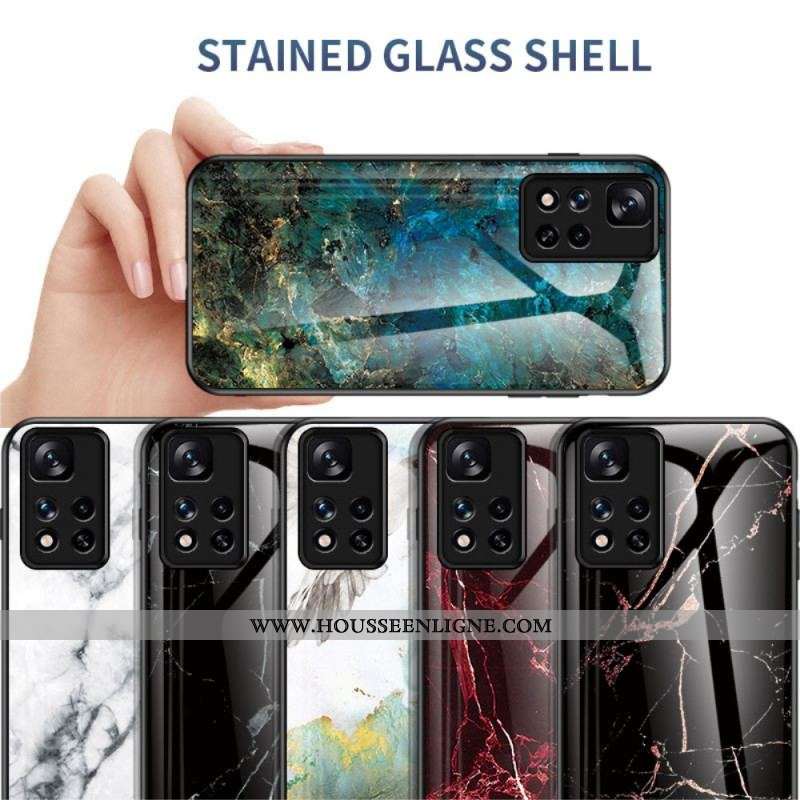 Coque Xiaomi Redmi Note 11 Pro Plus 5G Verre Trempé Marble Colors