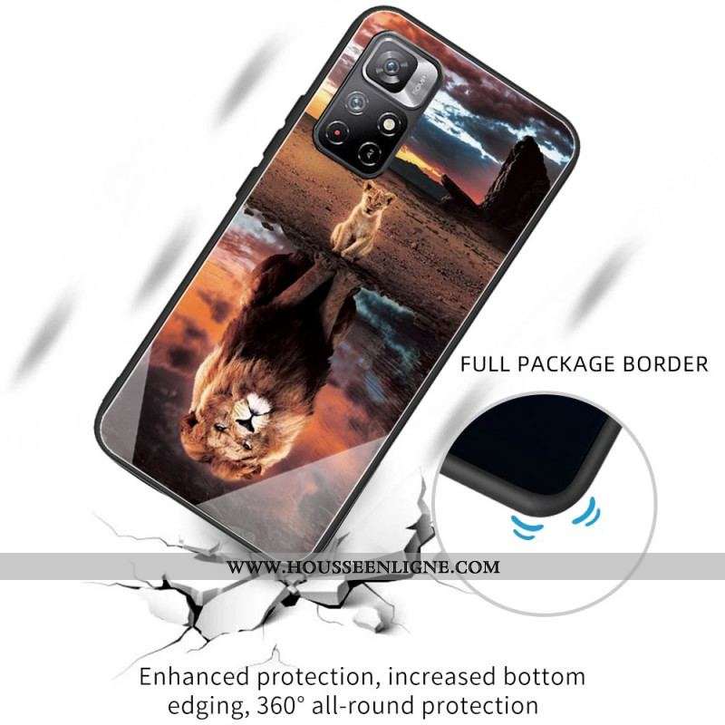 Coque Xiaomi Redmi Note 11 Pro Plus 5G Verre Trempé Rêve de Lionceau