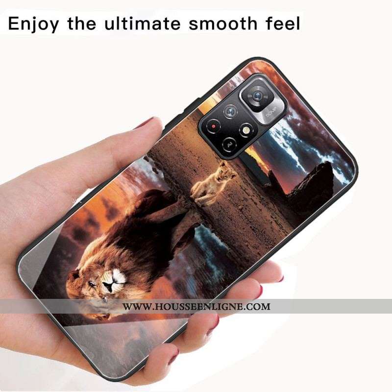 Coque Xiaomi Redmi Note 11 Pro Plus 5G Verre Trempé Rêve de Lionceau