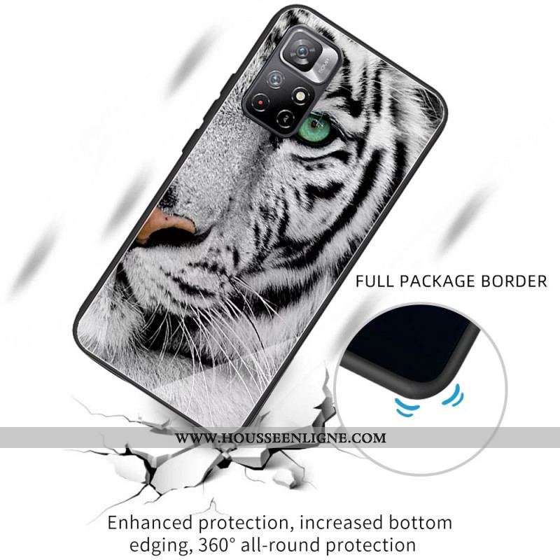 Coque Xiaomi Redmi Note 11 Pro Plus 5G Verre Trempé Tigre