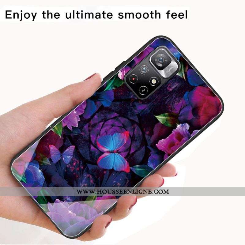 Coque Xiaomi Redmi Note 11 Pro Plus 5G Verre Trempé Variation Papillons