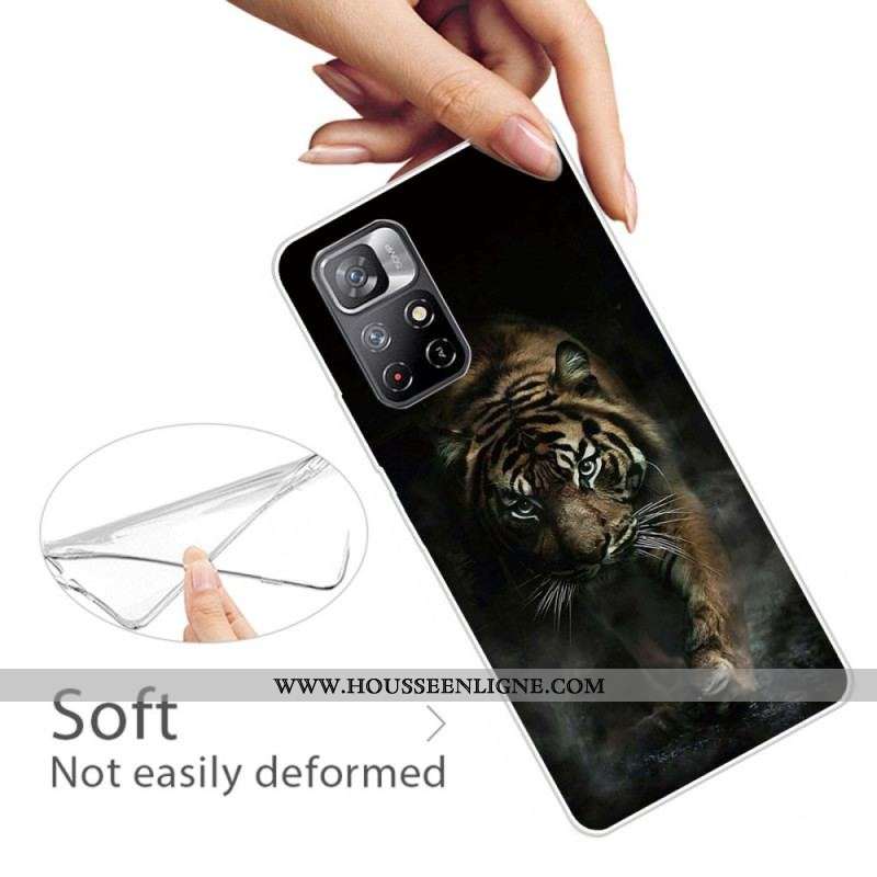 Coque Xiaomi Redmi Note 11 Pro Plus 5g Flexible Tigre