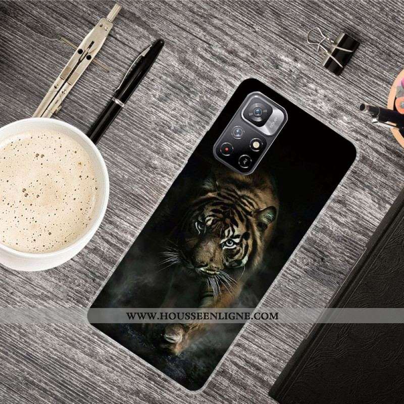 Coque Xiaomi Redmi Note 11 Pro Plus 5g Flexible Tigre