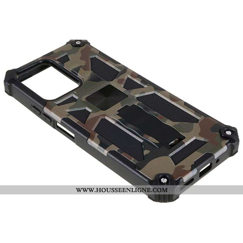 Coque Xiaomi Redmi Note 12/Poco X5 5G Camouflage Support Amovible