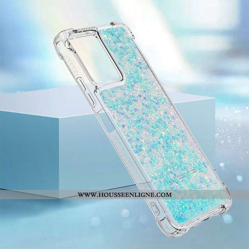 Coque Xiaomi Redmi Note 12/Poco X5 5G Paillettes Colorées