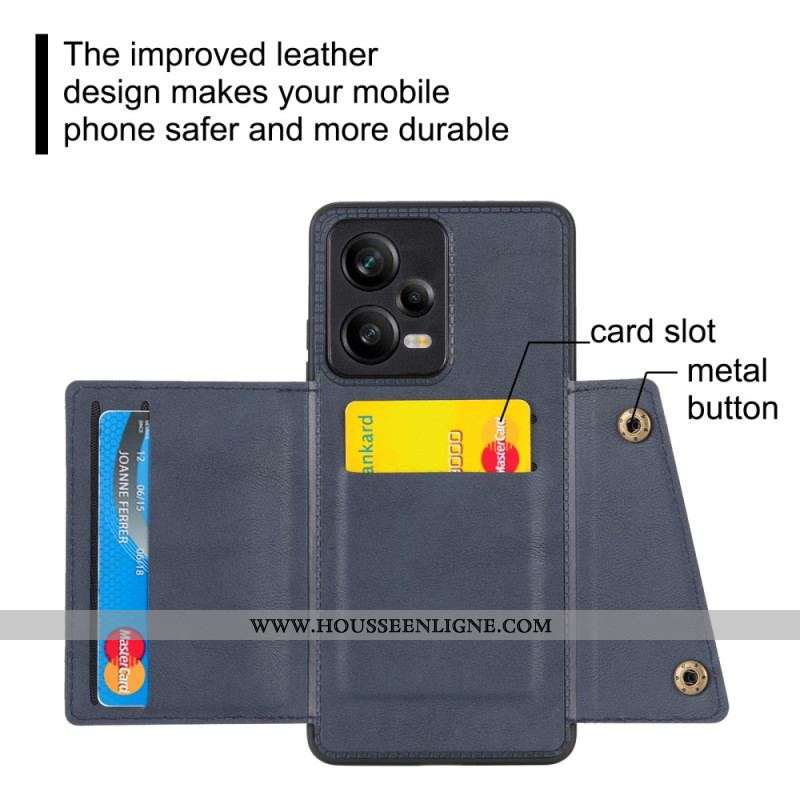 Coque Xiaomi Redmi Note 12/Poco X5 5G Porte-Cartes Support