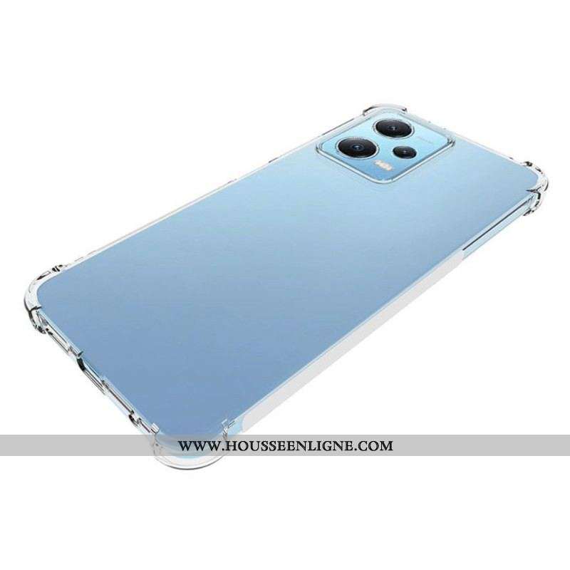 Coque Xiaomi Redmi Note 12/Poco X5 5G Transparente Coins Renforcés