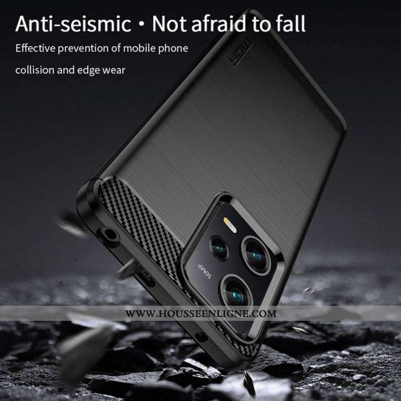 Coque Xiaomi Redmi Note 12 Pro Plus Fibre Carbone Brossée