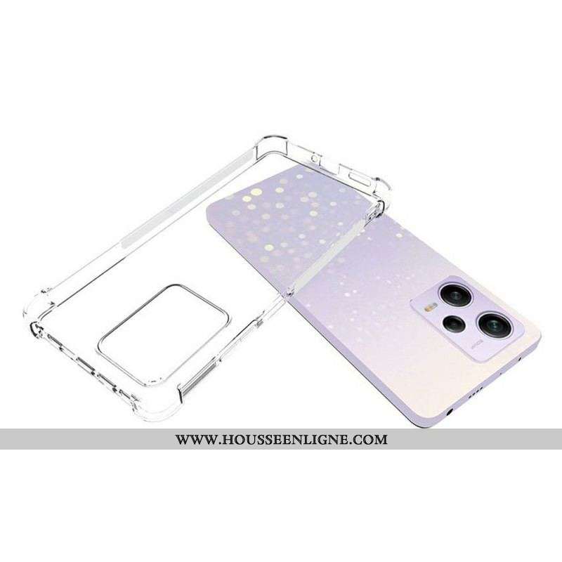 Coque Xiaomi Redmi Note 12 Pro/Poco X5 Pro 5G Transparente Coins Renforcés