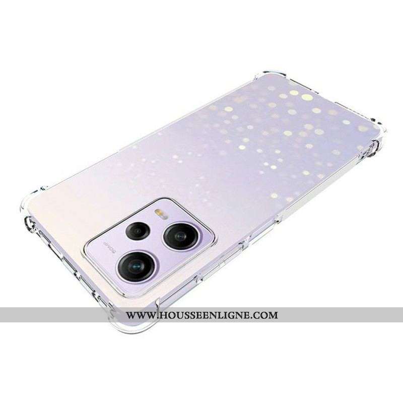 Coque Xiaomi Redmi Note 12 Pro/Poco X5 Pro 5G Transparente Coins Renforcés