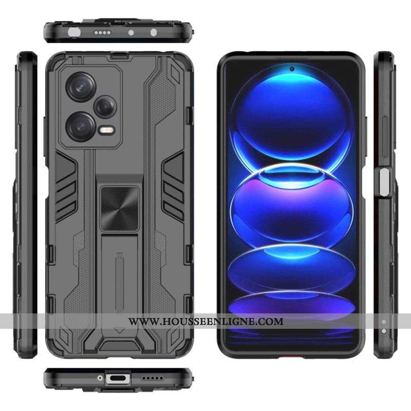 Coque Xiaomi Redmi Note 12 Pro Support Amovible Vertical et Horizontal