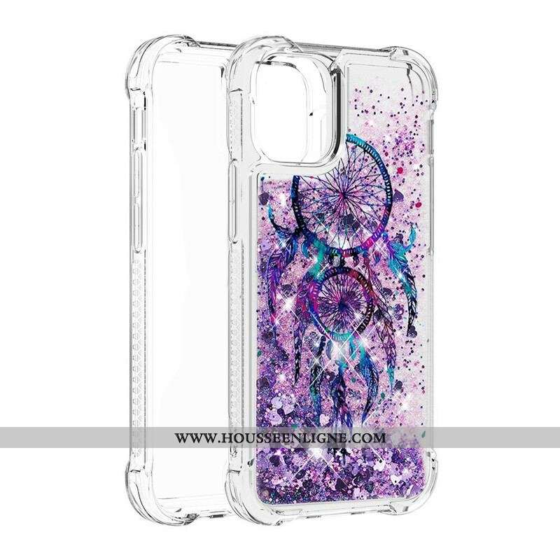 Coque iPhone 13 Mini Attrape Rêves Paillettes