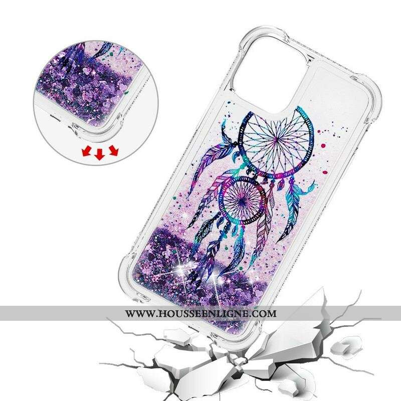 Coque iPhone 13 Mini Attrape Rêves Paillettes