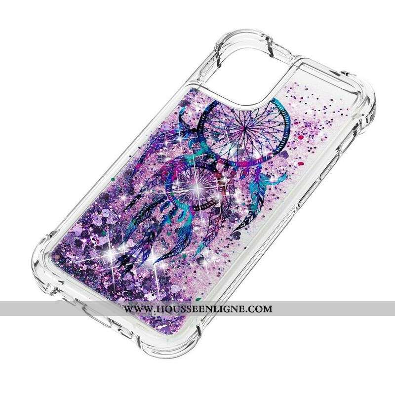 Coque iPhone 13 Mini Attrape Rêves Paillettes