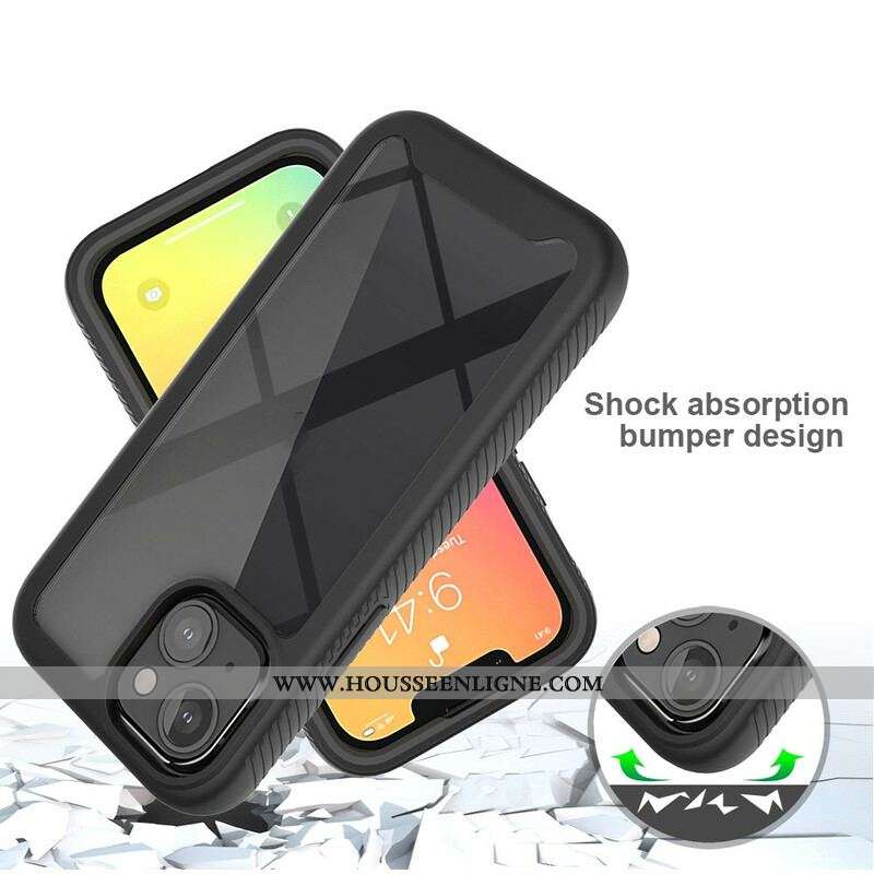 Coque iPhone 13 Mini Conception Hybride Rebords Silicone