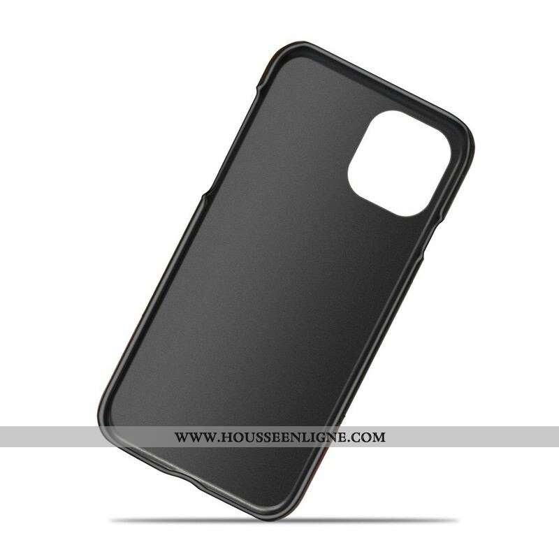 Coque iPhone 13 Mini Effet Cuir Bicolore KSQ