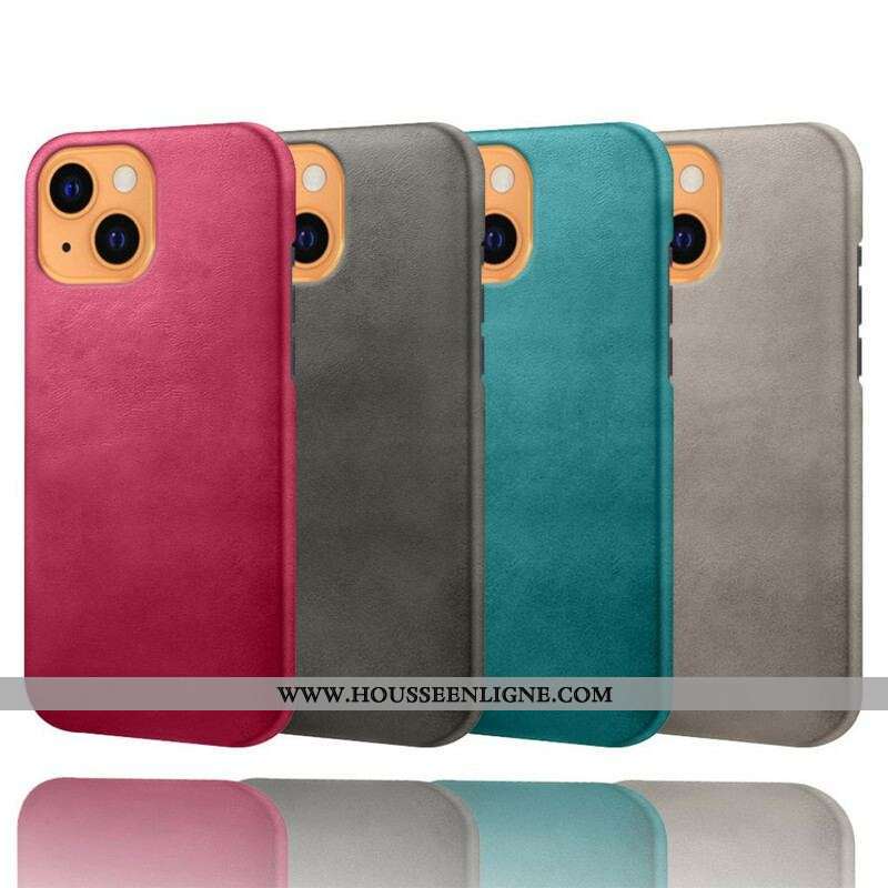 Coque iPhone 13 Mini Effet Cuir KSQ