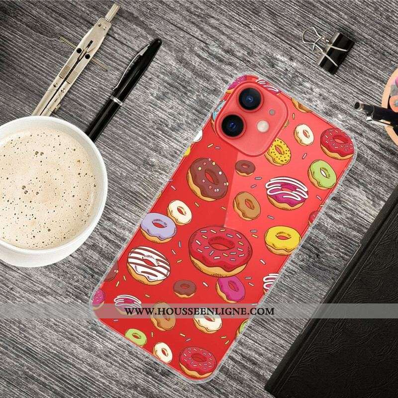 Coque iPhone 13 Mini Love Donuts