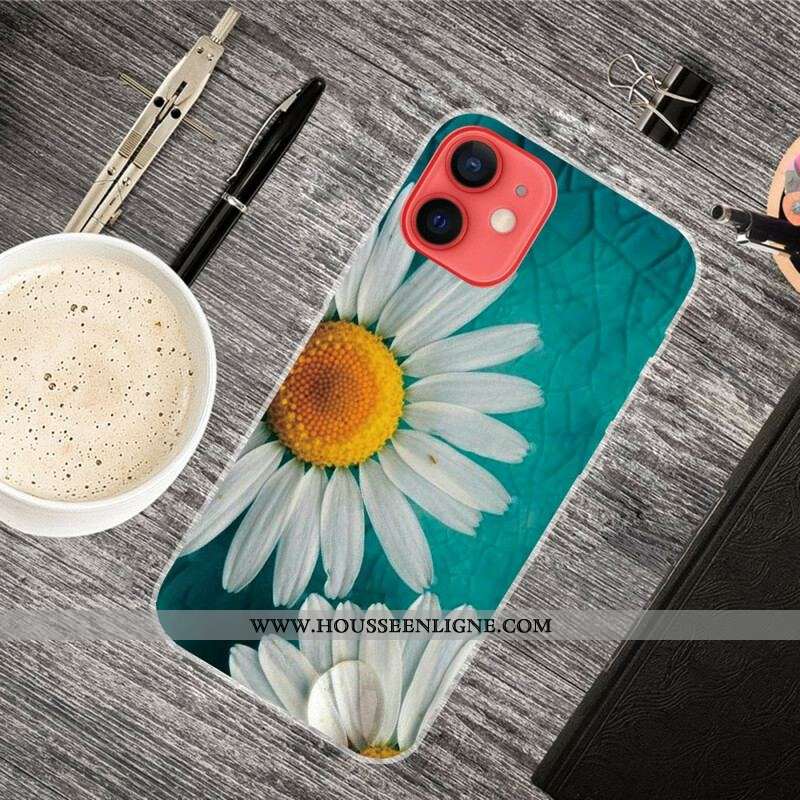 Coque iPhone 13 Mini Marguerite