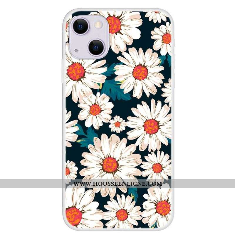 Coque iPhone 13 Mini Marguerites