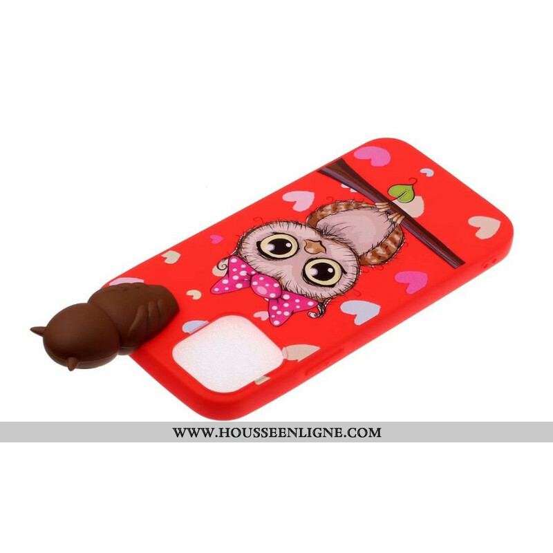 Coque iPhone 13 Mini Miss Hibou 3D