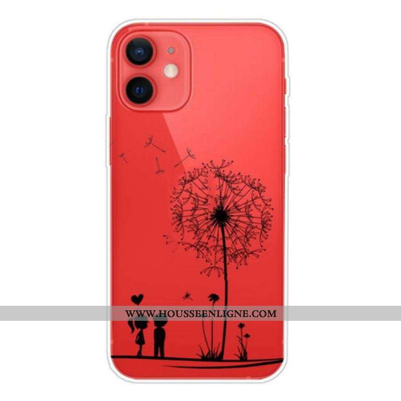 Coque iPhone 13 Mini Pissenlit Love