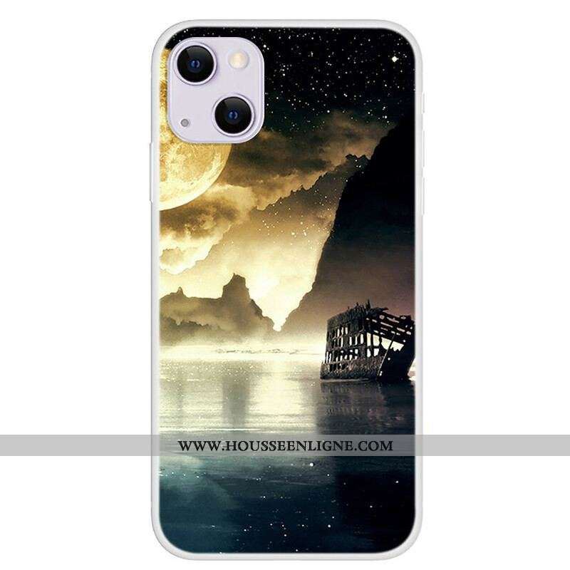 Coque iPhone 13 Mini Pleine Lune