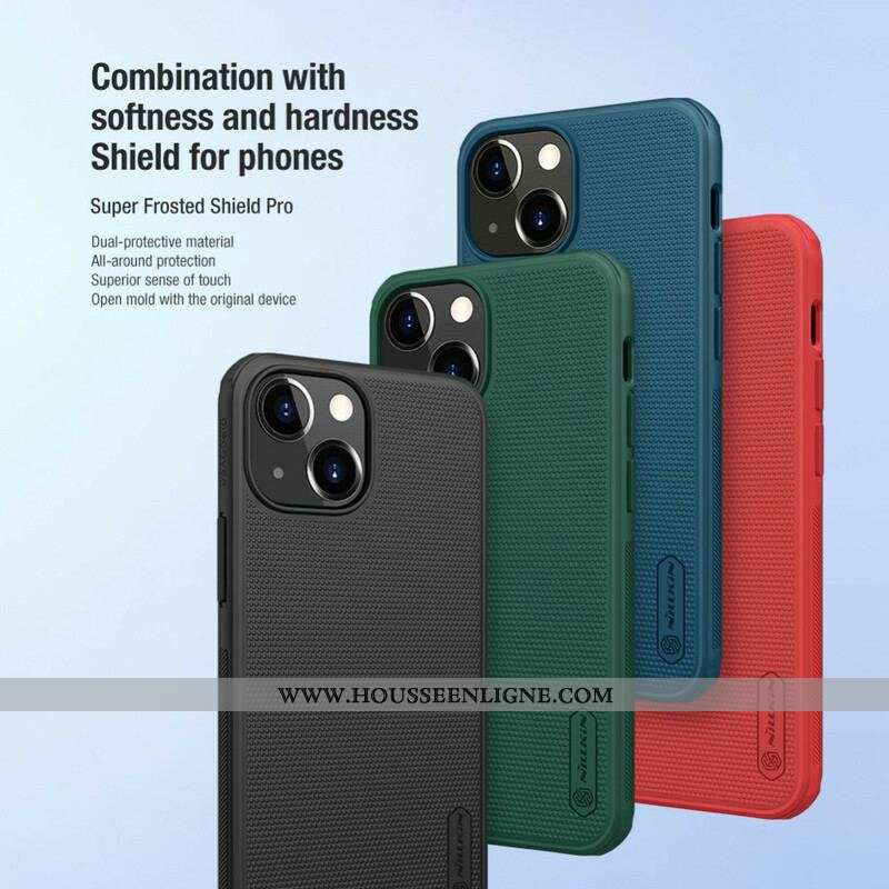 Coque iPhone 13 Mini Rigide Givré Nillkin