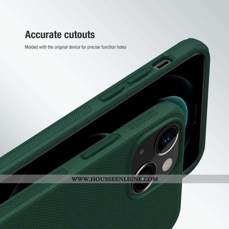 Coque iPhone 13 Mini Rigide Givré Nillkin