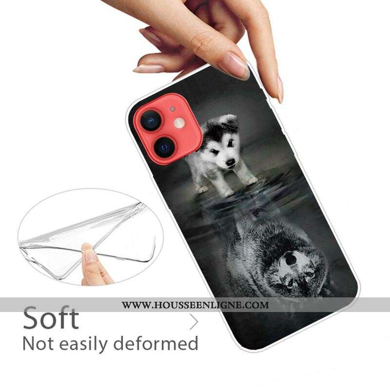 Coque iPhone 13 Mini Rêve de Chiot