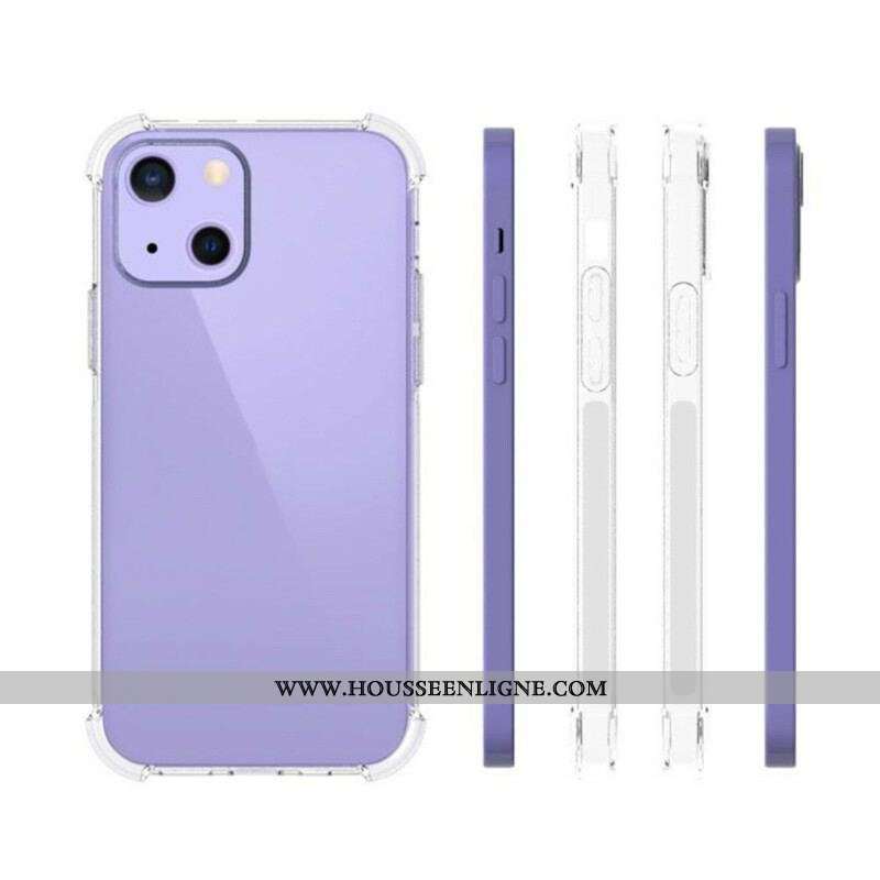 Coque iPhone 13 Mini Transparente Coins Renforcés