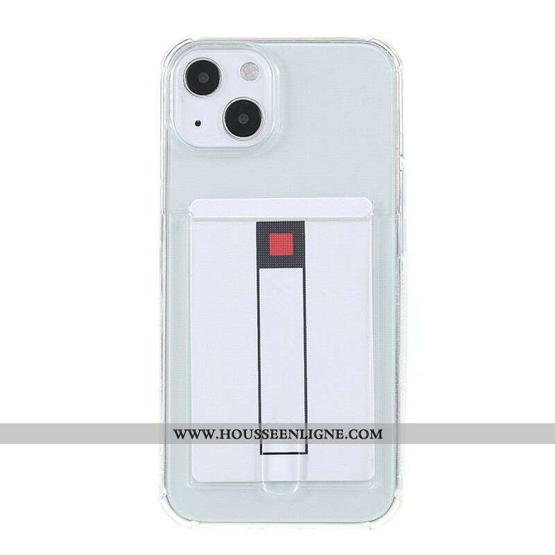 Coque iPhone 13 Mini Transparente Porte-Carte Color