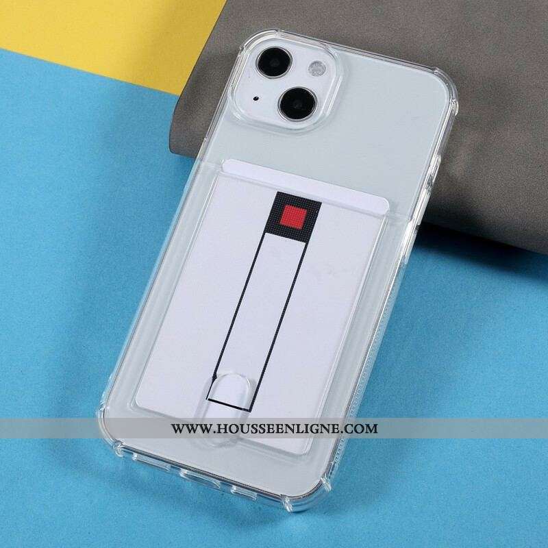 Coque iPhone 13 Mini Transparente Porte-Carte Color