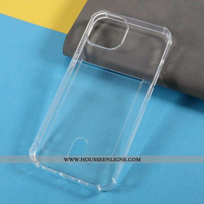 Coque iPhone 13 Mini Transparente Porte-Carte Color