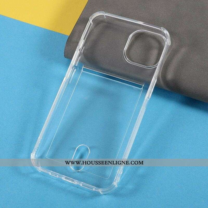 Coque iPhone 13 Mini Transparente Porte-Carte Color