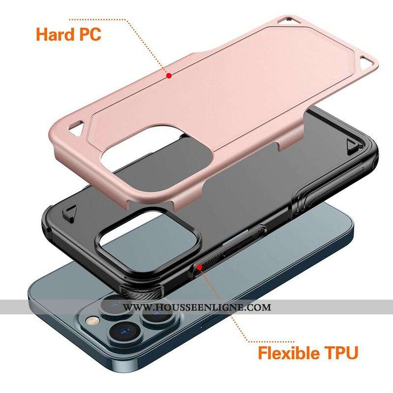 Coque iPhone 13 Pro Armor Effet Métal